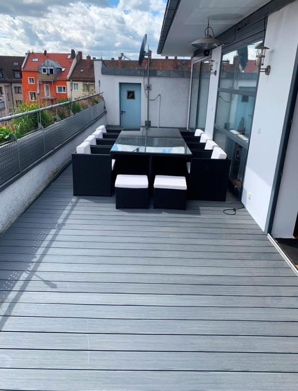 65m² Dachterrasse