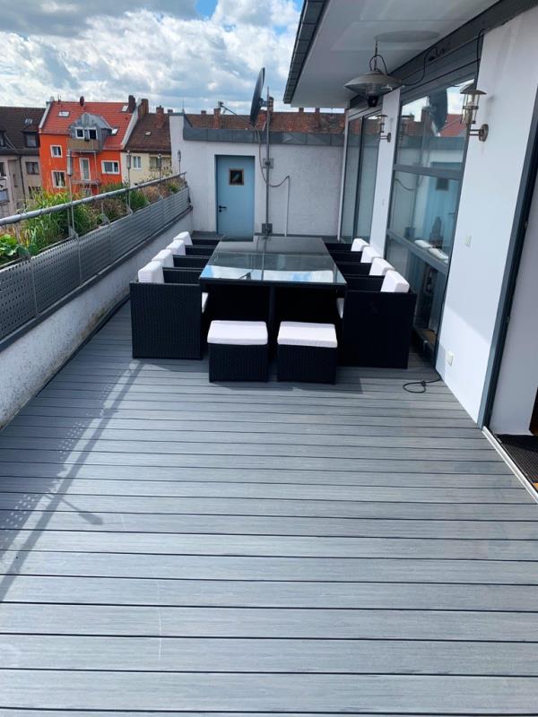 65m² Dachterrasse